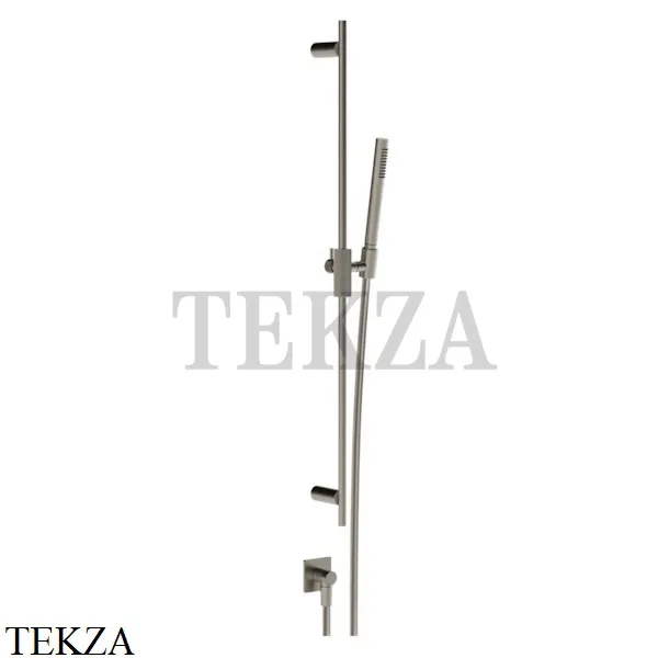 Gessi Inverso RIGATO Душевой комплект с гарнитуром и выводом 73541-149, Finox Brushed Nickel