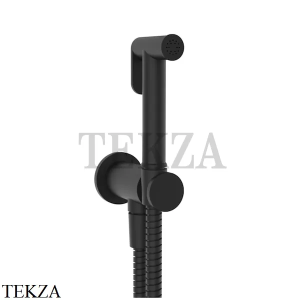 Gessi Гигиенический душ с выводом воды и держателем 14331-299, Black XL