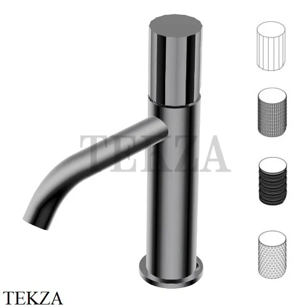 Ritmonio Diametro35 Impronte Смеситель для раковины, без гарнитура PR51AU201 F31, Frosted Black Chrome