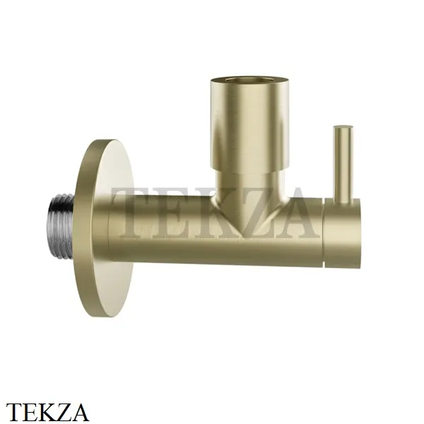 Gessi TOTAL LOOK Запорный кран-фильтр под раковину с подводом воды 01411-727, Brushed Brass PVD