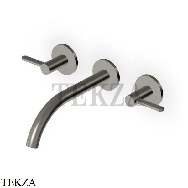 Zucchetti Isy22 Смеситель для раковины 208, внешняя часть ZIS3641.C51, brushed metal black