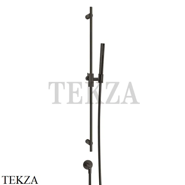 Gessi ANELLO Штанга в комплекте с душевой лейкой и выводом 63482-187, Aged Bronze