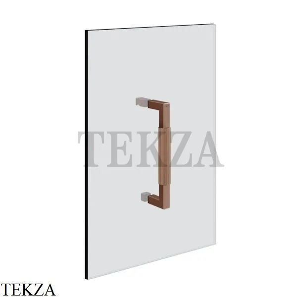 Gessi Shower G Rigato Ручка-держатель на стекло 20 см 67521-708, Copper Br. PVD