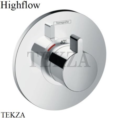 Hansgrohe Ecostat S Highflow Термостат, внешняя часть 15756000, хром глянец