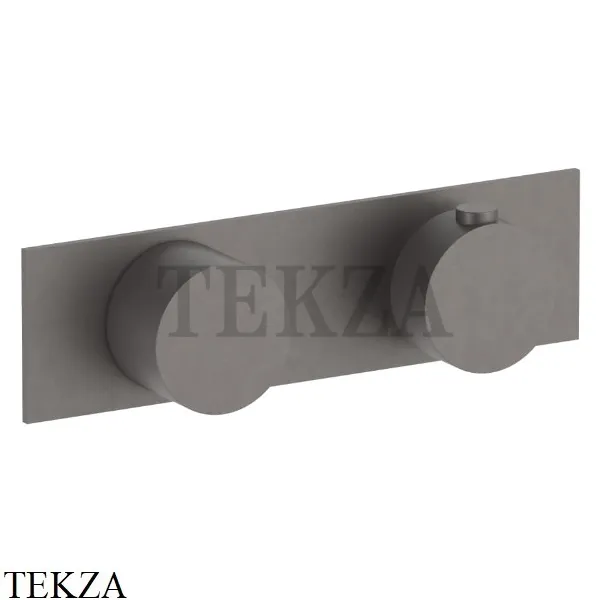Fantini AF/21 Термостат для душа на 3 потока, внешняя часть 27P5A973B, Matt Gun Metal