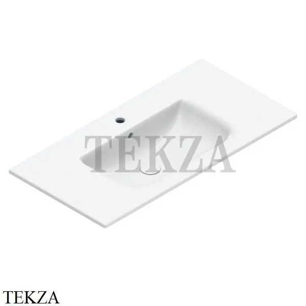 Catalano Italy Раковина врезная с 1 отв. 100 см, с переливом 0721011001, белый глянец