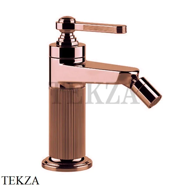 Gessi VENTI20 Смеситель для биде с донным клапаном 65007-030, Copper глянец