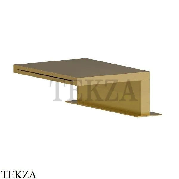 Newform Cascate Излив на борт ванны каскадный 208.59.097, PVD Brushed Gold