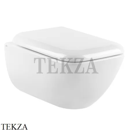 Gessi Goccia Унитаз подвесной, сиденье с микролифтом 39113-518, белый глянец
