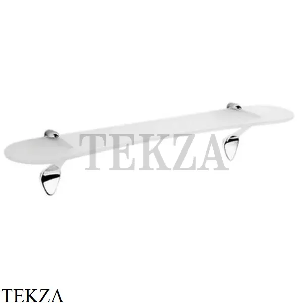 Colombo Khala Полка стеклянная с держателями B1816, хром глянец