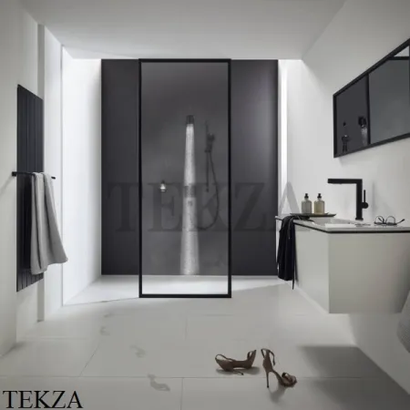 Hansgrohe Pulsify Верхний душ, 105 1jet регулируемый 24130670, черный матовый