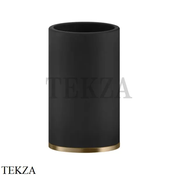 Gessi INCISO accessories Стакан настольный, композит черный 58532-726, Warm Bronze Br.