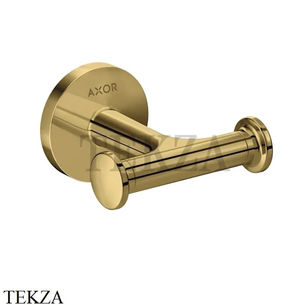 Axor Universal Circular Крючок для халата и полотенец двойной 42812990, золото глянец