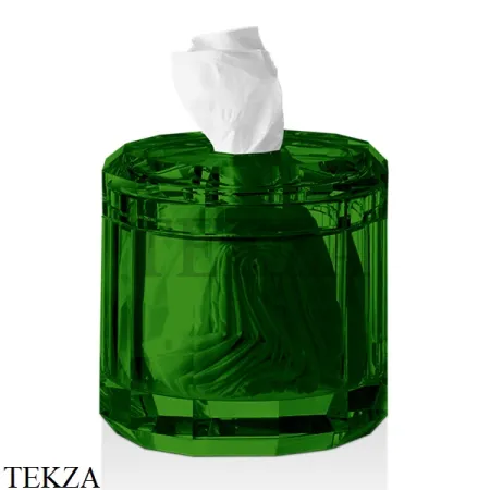 Decor Walther Kristall KB Диспенсер для салфеток хрусталь 0931596, английский зеленый
