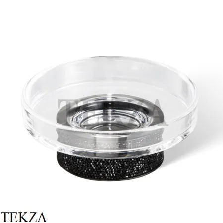 Decor Walther ROCKS Настольная мыльница Swarovski® 0934020, золото глянец-стекло прозрачное
