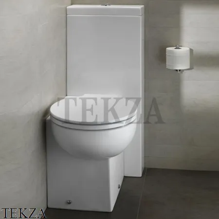Hatria You&Me Унитаз угловой YXZ601, сиденье с микролифтом, белый глянец