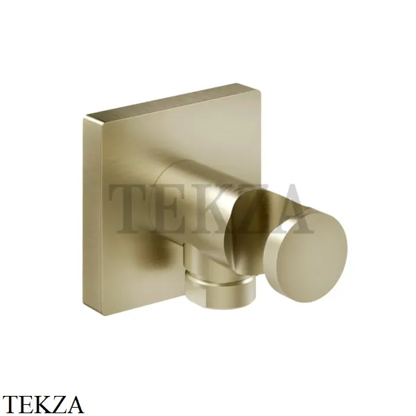 Gessi RILIEVO Держатель для душевой лейки с выводом воды 59161-727, Brushed Brass