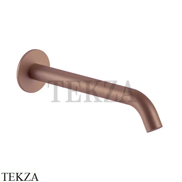 Fantini Nostromo Излив настенный для раковины 20 см 50P98430, Matt Copper PVD