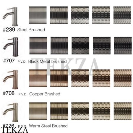 Gessi 316 TOTAL LOOK Донный клапан нажимной "Stop&Go" 54599-708, Copper Brushed