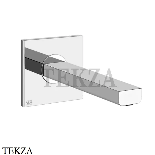 Gessi Emporio Via manzoni Излив для раковины настенный 38701-031, хром глянец
