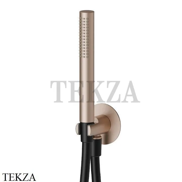 Newform Душевой комплект ручной душ латунь с выводом и держателем 862.M0.072, Copper satin