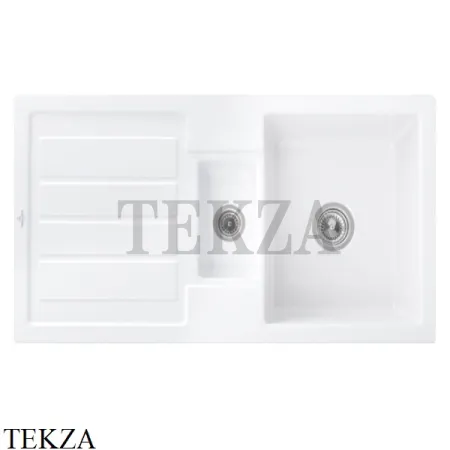 Villeroy & Boch FLAVIA 60 Кухонная мойка, накладная, слив с эксцентриком 330401R1, белый глянец, ceramicplus