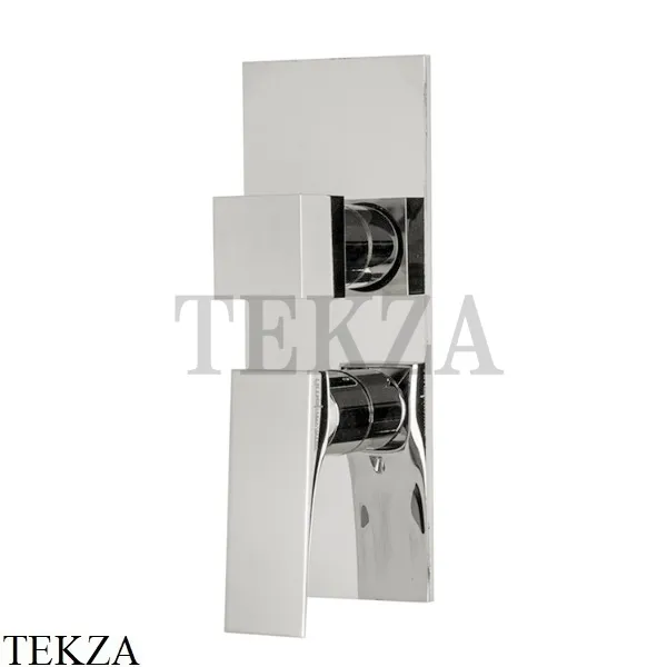 FIMA Carlo Frattini Zeta Смеситель для душа на 2-3 потребителя F3969X6SN, Brushed nickel