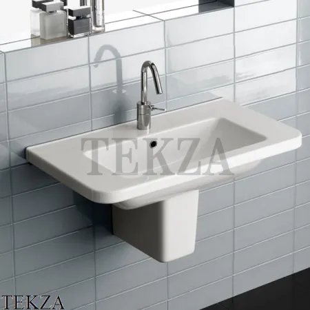 Hatria ERIKA PRO Полупьедестал для раковины YXBK01, белый глянец (снято с производства)