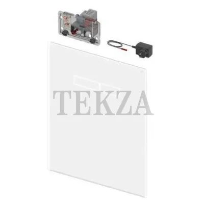 TECE Lux Верхняя панель с сенсорным блоком 9650002, стекло белый глянец