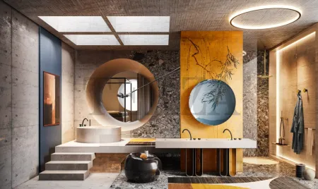 Gessi Origini ACCENT Штанга с лейкой, шланг 1,50 м 66145-727, Brushed Brass