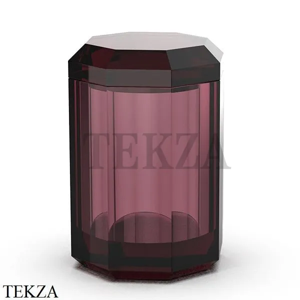 Decor Walther Kristall BMD Баночка универсальная с крышкой 0931497, Rich Burgundy