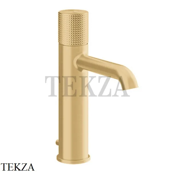 Gessi Habito CESELLO Смеситель для раковины средний, с донным клапаном 70405-710, Brass PVD