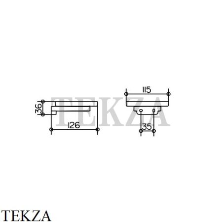 Keuco Collection Moll Мыльница подвесная, хрусталь 12755019000, хром глянец