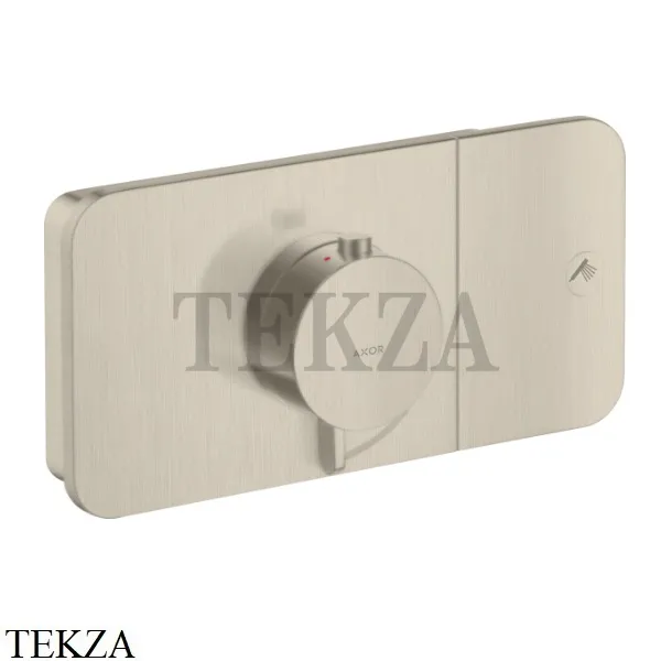 Axor ONE Термостат для душа 1 поток, внешняя часть 45711820, Brushed Nickel