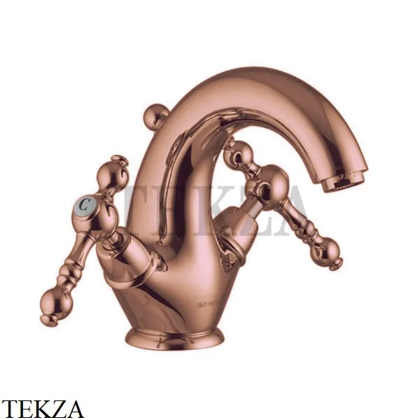 FIMA Carlo Frattini EPOQUE Смеситель для раковины, с донным клапаном F5061/2RA, медь Brushed