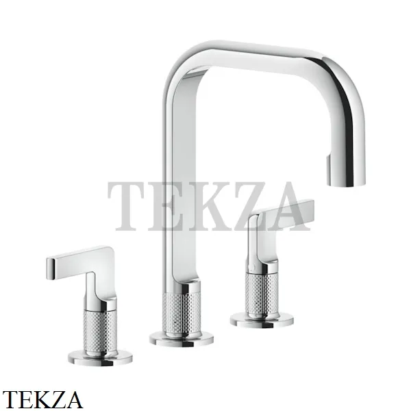 Gessi INCISO Смеситель для раковины средний, с донным клапаном 58013-031, хром глянец