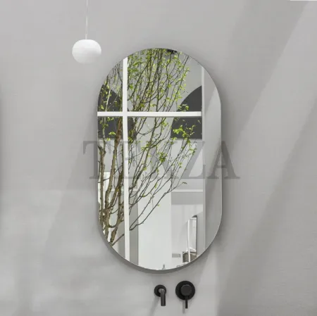 CIELO CATINO OVAL MIRROR Зеркало овальное CASPO BZ, рама Brushed Bronze