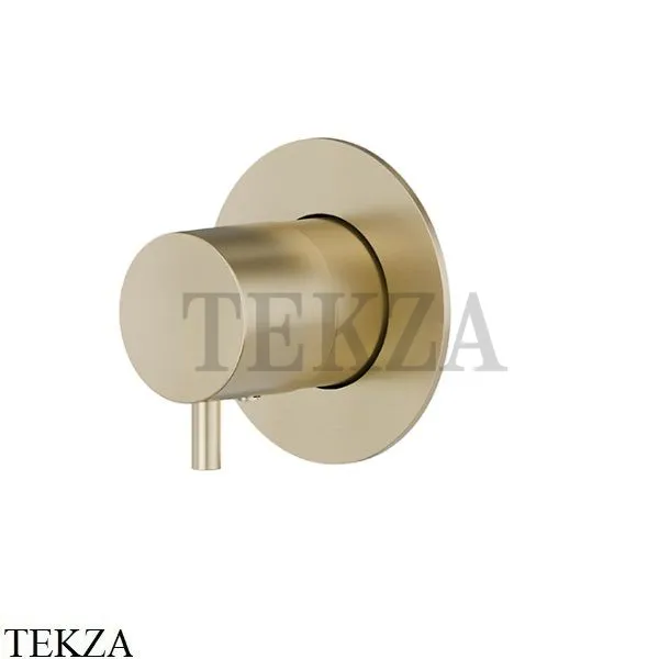 Newform X-Steel 316 Запорный вентиль, 1,3,4,5 потоков, внешняя часть 67671EX.59.098, PVD Brushed pale gold