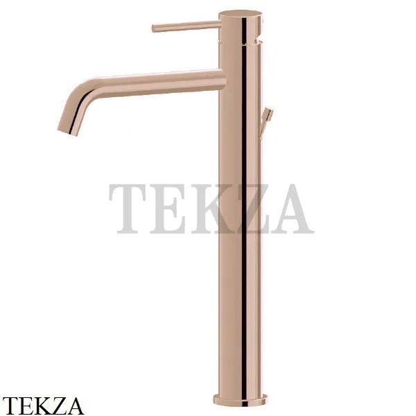 Newform XT Смеситель для раковины высокий, с донным клапаном 4204.M0.075, Copper glossy