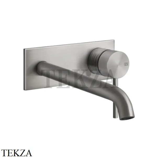 Gessi 316 TRAME Смеситель для раковины, внешняя часть, 17-20 см 54390-239, Steel Brushed