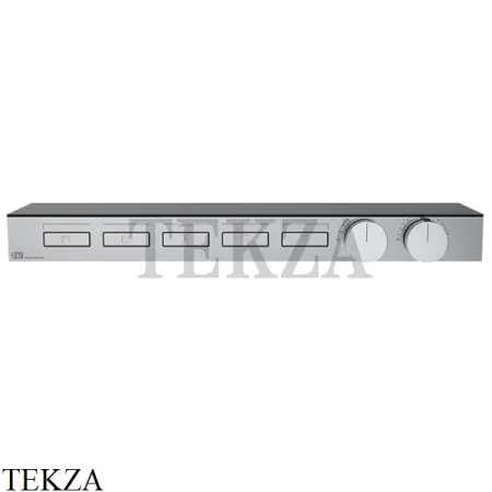 Gessi HI-FI Термостатический смеситель с полочкой, на 5 потоков, внешняя часть 63028-031, хром глянец