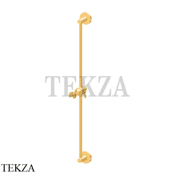 Newform Душевая штанга для ручного душа с держателем 830.61.020, PVD Glossy gold