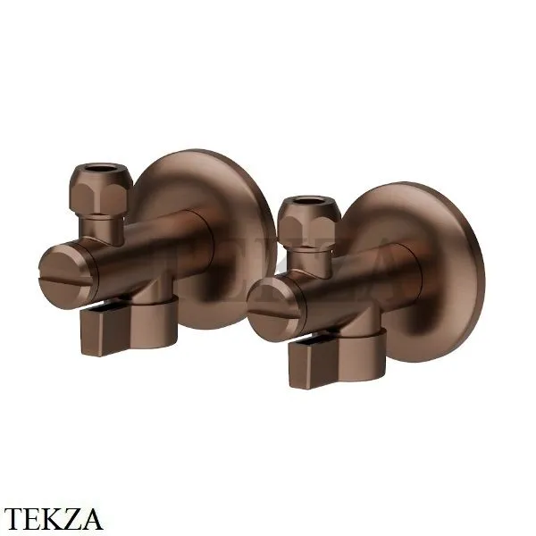 Newform Шаровой кран с фильтром 1/2 дюйма (пара), 125.59.067, PVD Br. Copper Bronze