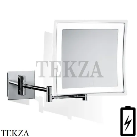 Decor Walther BS 84 Touch Косметическое зеркало, 5х увеличение, от батарейки 0121600, хром глянец