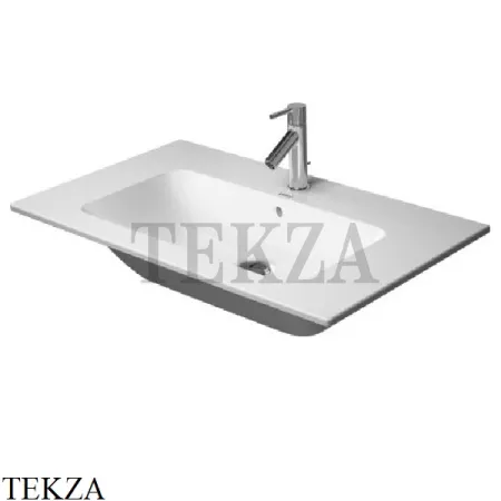 Duravit ME by Starck Раковина подвесная с переливом 2336830000, белый глянец