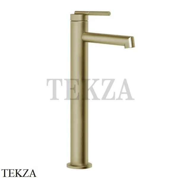 Gessi INGRANAGGIO Смеситель для раковины высокий, без гарнитура 63504-727, Brushed Brass