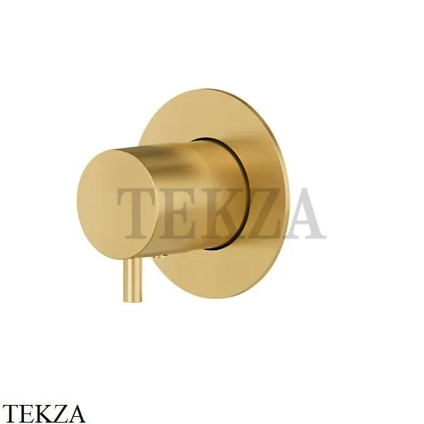 Newform X-Steel 316 Запорный вентиль, 1,3,4,5 потоков, внешняя часть 67671EX.59.097, PVD Brushed gold
