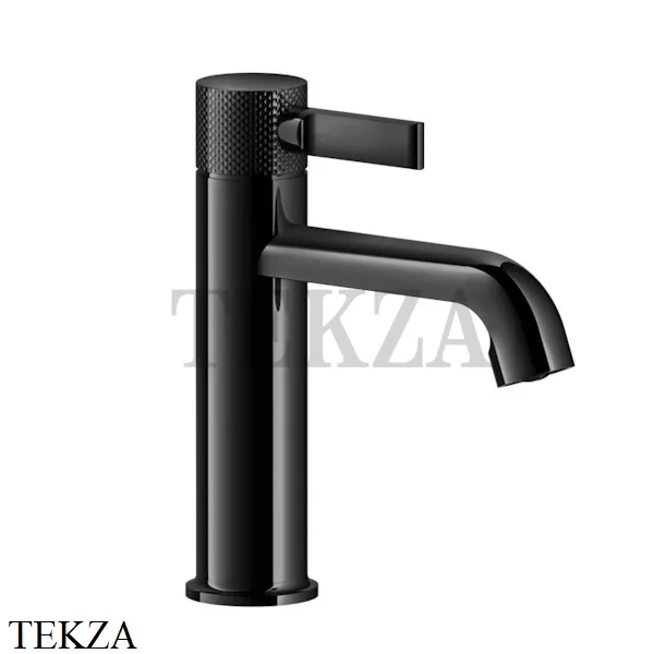 Gessi INCISO Смеситель для раковины низкий, с донным клапаном 58001-706, Black Metal
