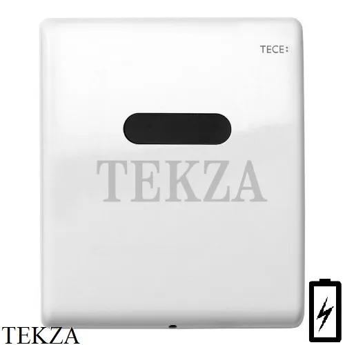 TECE Planus Панель смыва от батарейки 9242356, белый глянец