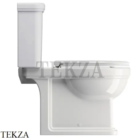 GSI Classic 70 Унитаз моноблок 871711, сиденье микролифт ”White soft-close”, белый глянец